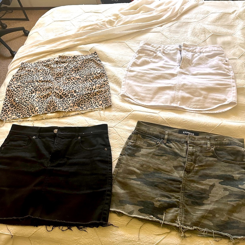 Express Jean Skirt Haul